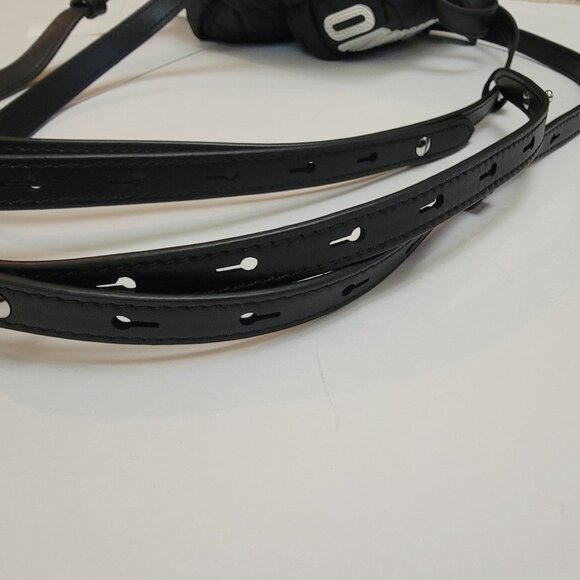 Moschino Black Mini Quilted Backpack In Fantasy Print Black - Picture 11 of 14